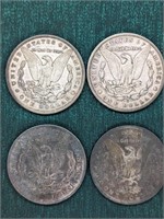 Lot of 1900-1902 Morgan Silver Dollars