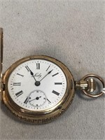 Lily Hunter Case Pocket Watch w/ vintage photo
