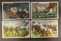 WWI, MILITARY: 11 x  DIAMANTINE Trade Cards (1915)