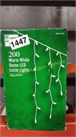 200 WARM WHITE LIGHTS LED