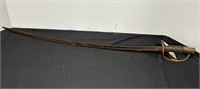 CIVIL WAR ERA 41" LONG SWORD "US K 1865" ON BLADE