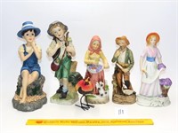 Group of Ceramic Figurines - one is Norleans, one