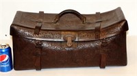 Leather Case w Intense Tooling Portland 1905