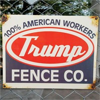 Trump Fence Co. Sign