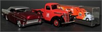 (AL) Two 1:25 Die-Cast Model Cars with 1:64 Truck