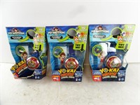 Lot of 3 Yokai Watch Yo-Motion Model Zero Anime