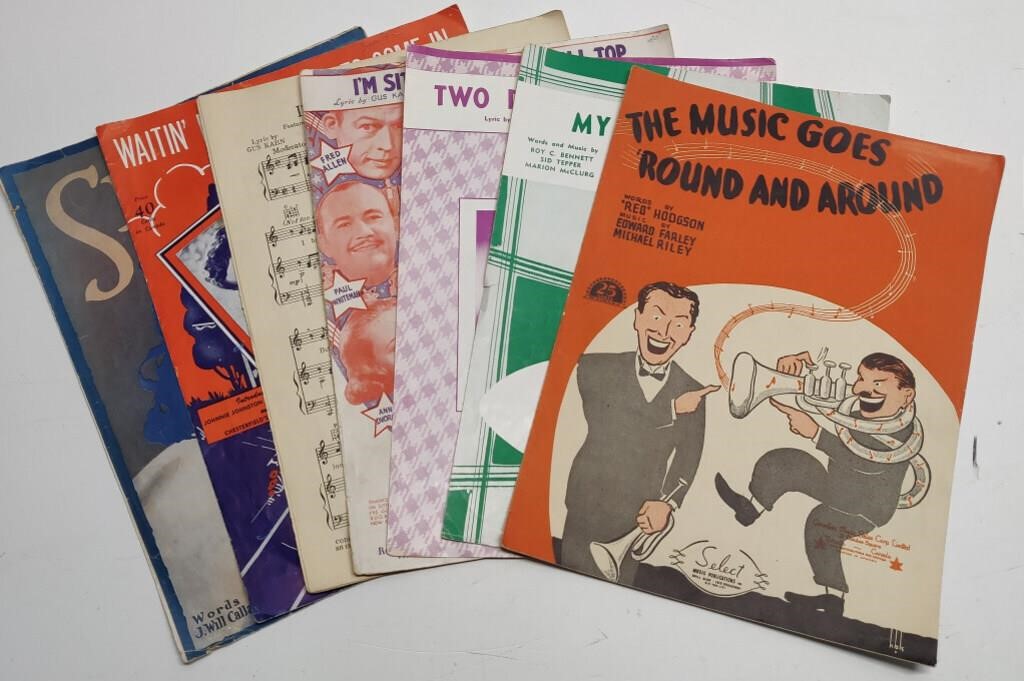 Vintage Sheet Music