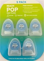 Reach Pop Mint Floss 5 Pack
