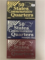 2002 State Quarters P,D, & Gold Edition