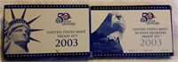 2003 US Mint Proof and Quarter Set