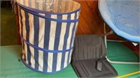 Cushion Massager, Collapsable Laundry Basket, &