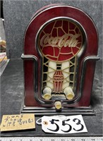 Coca-Cola Stained Glass Lighted Radio