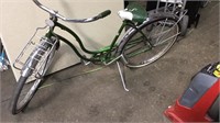 Vintage green Schwinn bike Starlet III