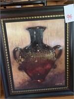 DECORATIVE URN PRINT - 27 X 32 “