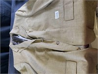 Suit Jacket Not sure of Size (Tan in Color)