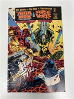 Autograph COA Iron Man Comics