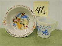 Child's Nursery Rhyme Cereal Bowl & Mug