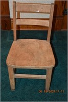 Wood childs chair
