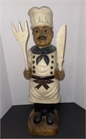 Handcrafted Wooden Chef for Mandalay Box Company