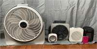 Assorted Fans and Space Heaters