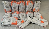 12 new pairs of winter leather work gloves.