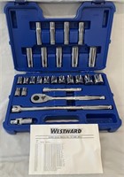 New Westward ½" SAE socket set.