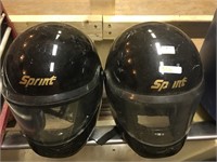 2 helmets