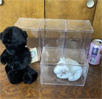 Boyd Stuffed Gorilla , Ty Storage plastic Boxes,