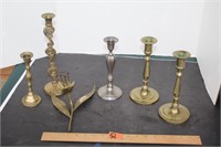 Brass Candle Holders & More