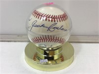 Jocko conlon autographed baseball
