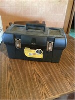 Stanley toolbox with tools in it