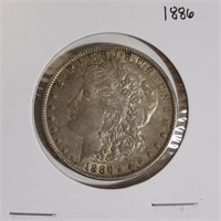 1886 - MORGAN SILVER DOLLAR (19)