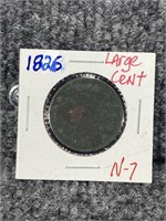 1826 Large Cent N7 .