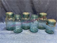 (6) Ball canning jars