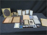 22 PICTURE FRAMES (VARIOUS SIZES)