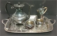 Silver Plate Tea Set