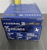 Federal Game load 28 gauge 25 rounds