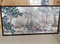 large Lee Reynolds oil painting