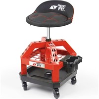 FreekyFit Rolling Shop Stool for Garage with Caste