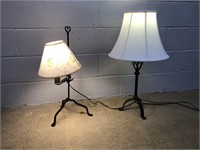 (2) Various Modern Metal Table Lamps