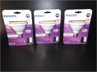 3 New Philips LED Dimmable Lights