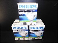 3 New Philips Energy Advantage Flood Lights
