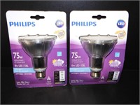 2 New Philips 10 W LED Flood Light