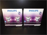 4 New Philips 6 W Dimmable Indoor Flood Light