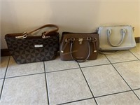 Three LIKE NEW handbags