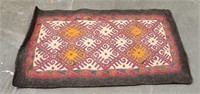 Turkmen Uzbek Felt Carpet Rug 55" by 57"