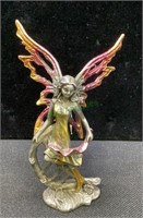 Pewter fairy figurine 4 inches tall    1733