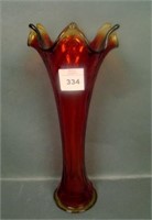 9 1/2” Tall Fenton Three Diamond and Bows Swung