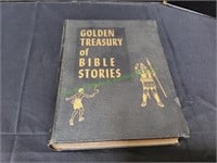 Vintage Golden Treasury of Bible Stories Book