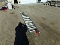 18' aluminum extension ladder